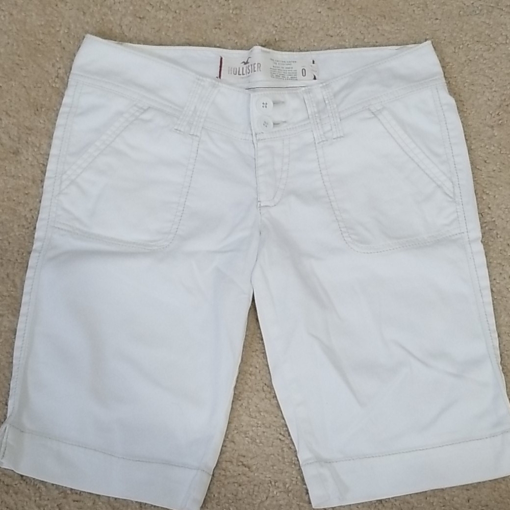Hollister Strech Shorts White